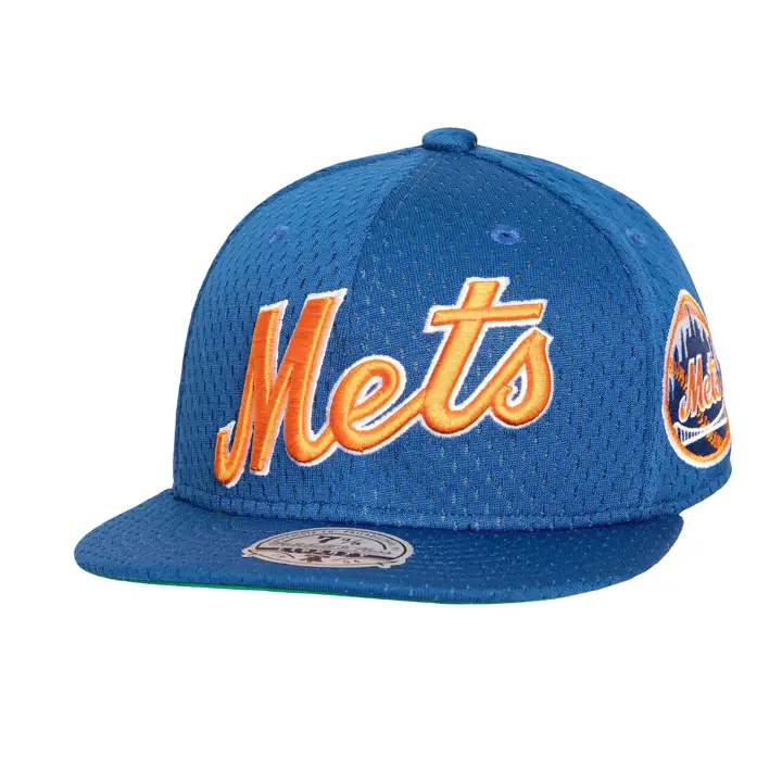 NEW YORK METS MLB M&N BP MESH HOOK FITTED RBL/GRN