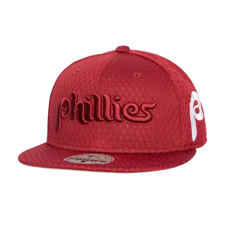 PHILADELPHIA PHILLIES MLB M&N BP MESH HOOK AJUSTÉ MARRON/GRIS