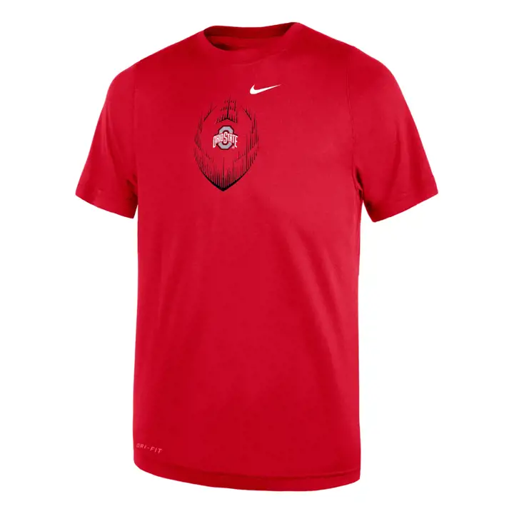 T-SHIRT DE FOOTBALL LÉGENDE NCAA OHIO STATE BUCKEYES POUR ENFANTS 24