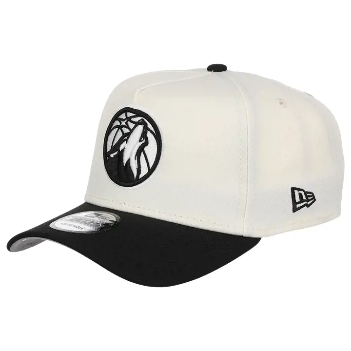 Minnesota Timberwolves NBA Chrome/Noir 9FORTY AF MÉTALLIQUE/NOIR