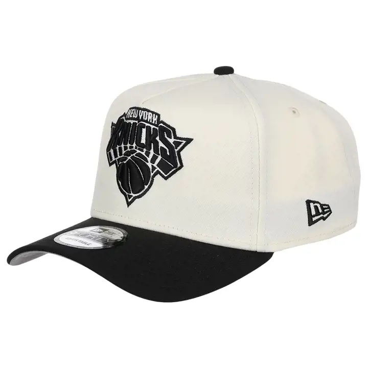 New York Knicks NBA Chrome/Noir 9FORTY AF MÉTALLIQUE/NOIR/GRIS