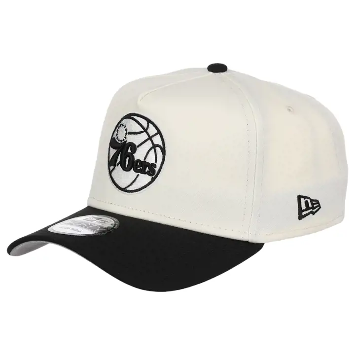 Casquette Philadelphia 76ers NBA Chrome/Noir 9FORTY AF MÉTALLIQUE/NOIR/GRIS