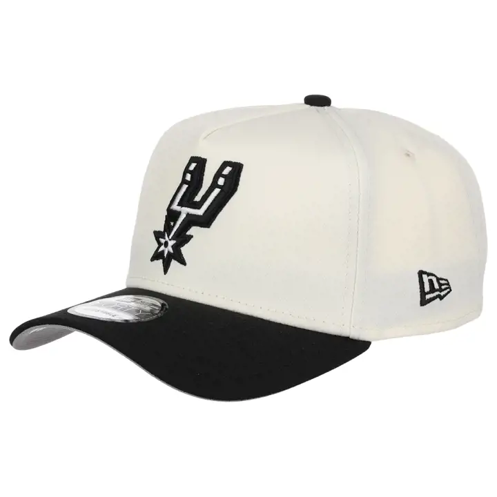 San Antonio Spurs NBA Chrome/Noir 9FORTY AF MÉTALLIQUE/NOIR/GRIS