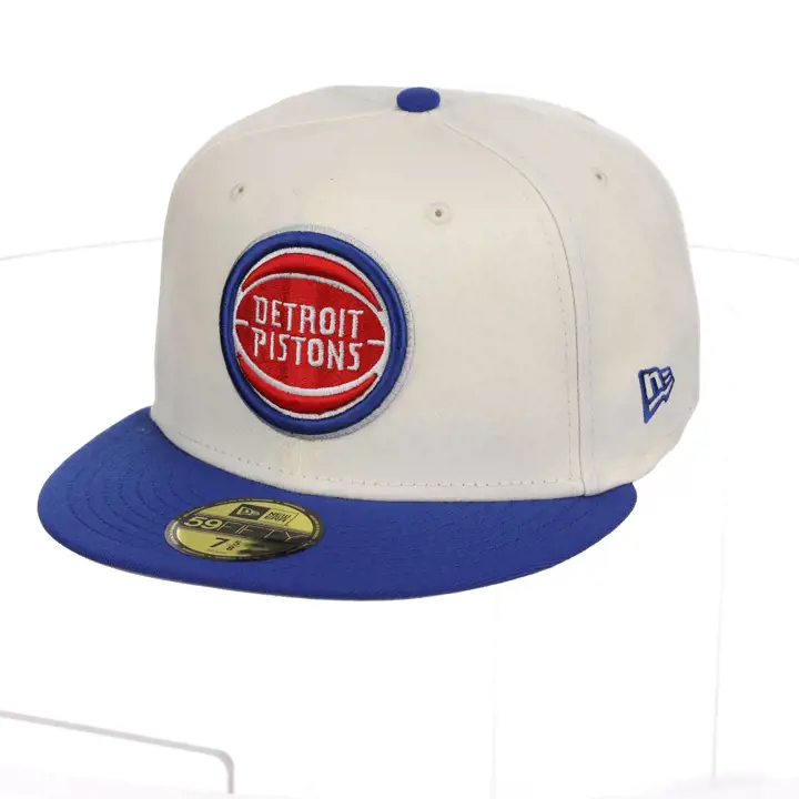 Detroit Pistons NBA FO Chrome/TC 59FIFTY ARGENT/Bleu/GRI