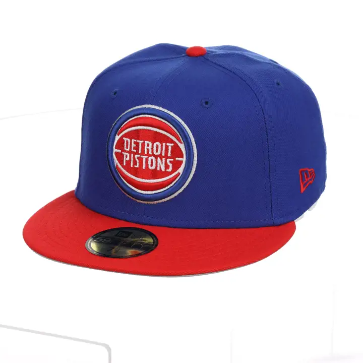 Casquette 59FIFTY Basic 2 Tons Detroit Pistons NBA bleu/rouge/gris