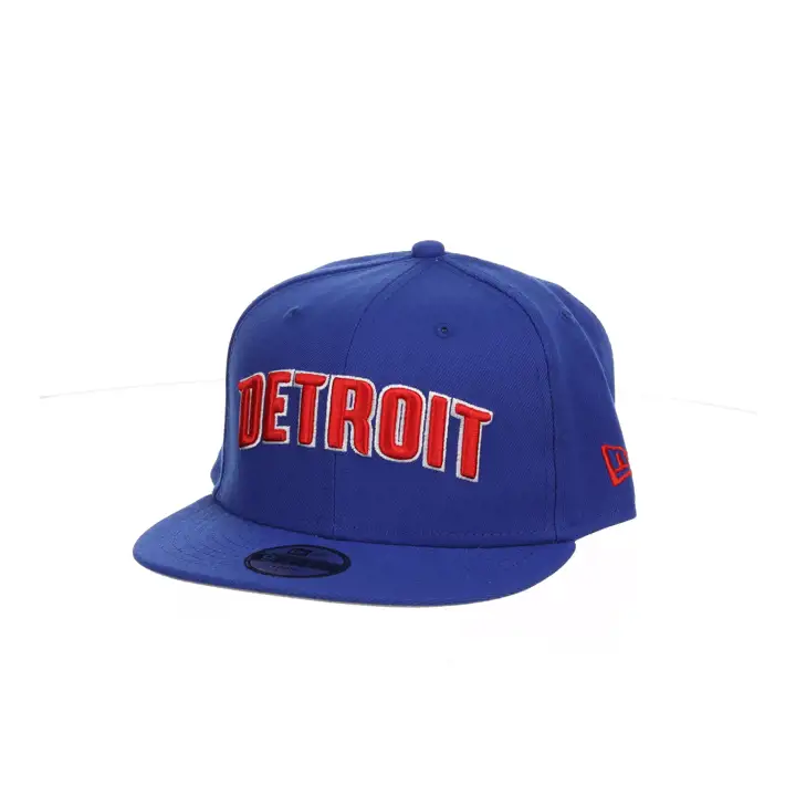 Detroit Pistons NBA FO Basic Wordmark YTH 9FIFTY BLEU/BLEU/G