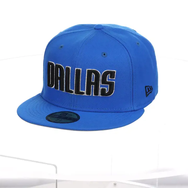 Dallas Mavericks NBA FO Basic Wordmark 59FIFTY BLEU/BLEU/GRI