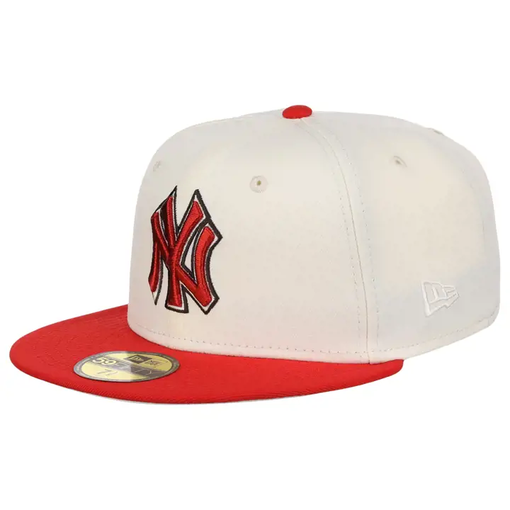 New York Yankees MLB Sweet Thing 59FIFTY ARGENT/ROUGE/ARGENT