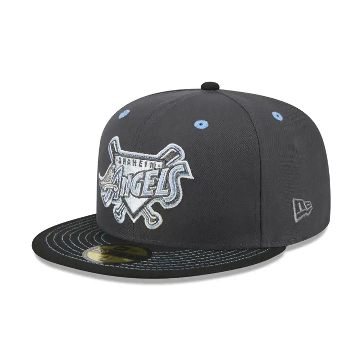 Anaheim Angels MLB Black Ice 2.0 59FIFTY GRY/BLK/GRY