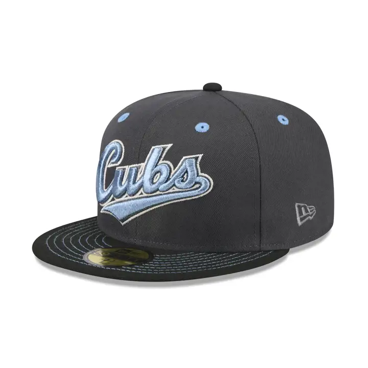 Chicago Cubs MLB Black Ice 2.0 59FIFTY GRY/BLK/GRY