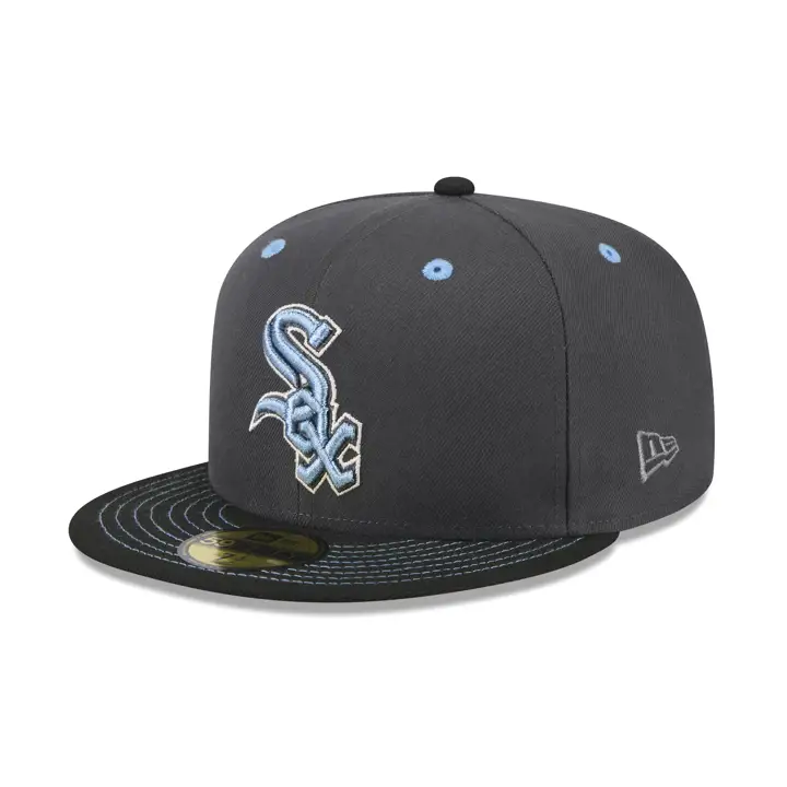 Chicago White Sox MLB Black Ice 2.0 59FIFTY GRY/BLK/GRY