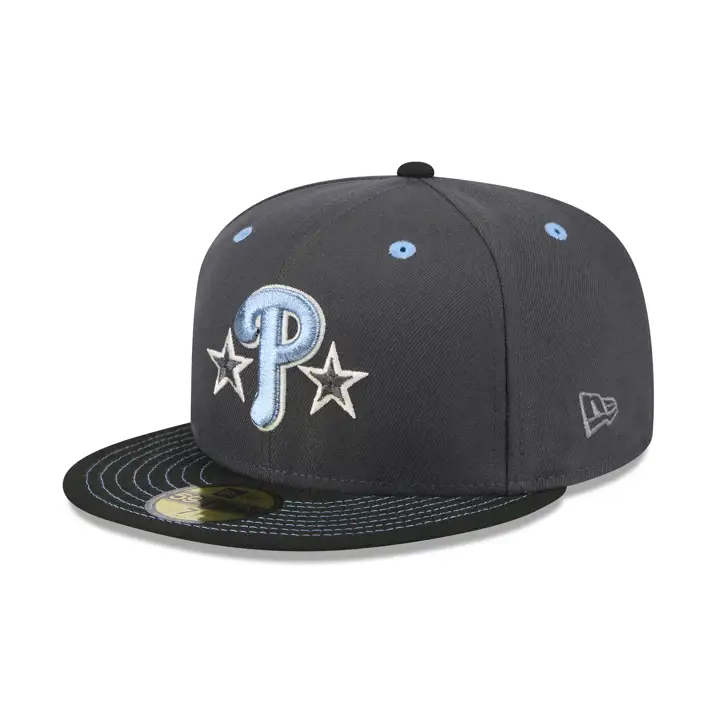 Philadelphia Phillies MLB Black Ice 2.0 59FIFTY GRY/BLK/GRY