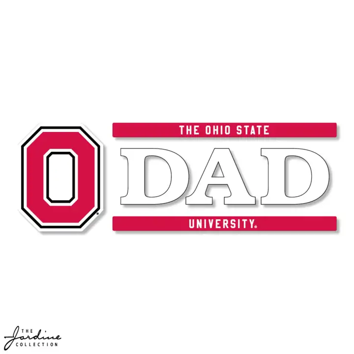 "Autocollant vinyle 6" Ohio State Buckeyes - Papa AST"