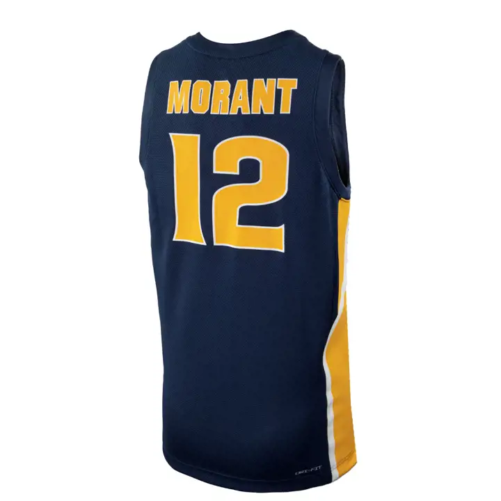Maillot Réplique Joueur NCAA Murray State Racers Ja Morant NAV