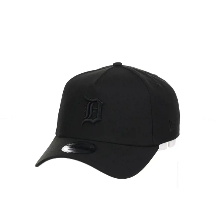 Casquette ajustée MLB Detroit Tigers Blackout AF 9FORTY noire/noire