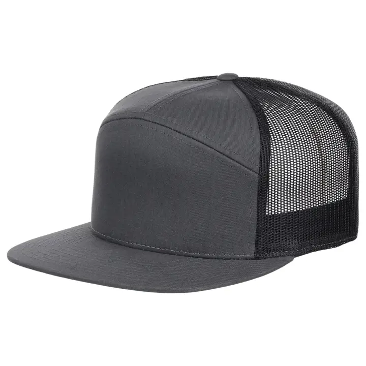 BLANKS Blanks 7 Panel Richardson Trucker Charcoal/ blk