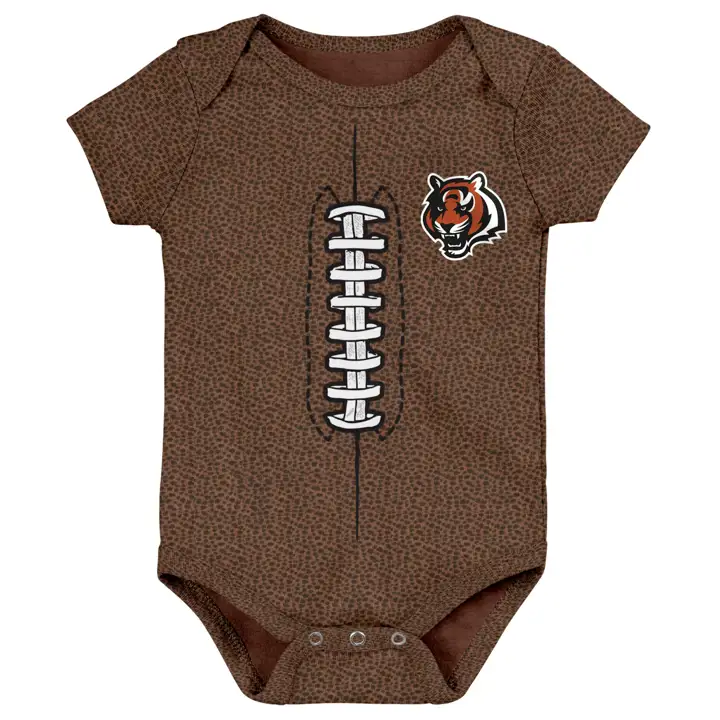 Grenouillère NFL pour nouveau-né Cincinnati Bengals BRN