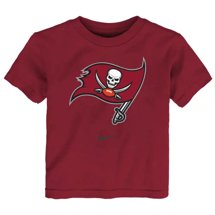 T-shirt Logo Primaire Buccaneers NFL pour Tout-petit ROUGE