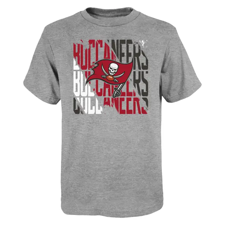 T-shirt Buccaneers NFL enfant Savage Stripes GRIS