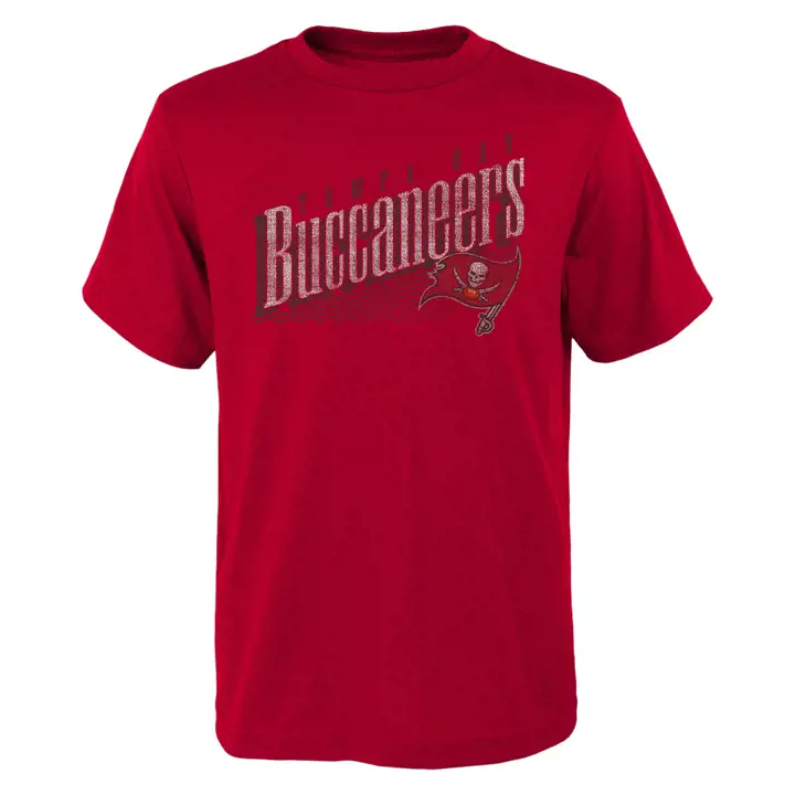 T-shirt Rouge NFL Jeune Winning Streak Buccaneers