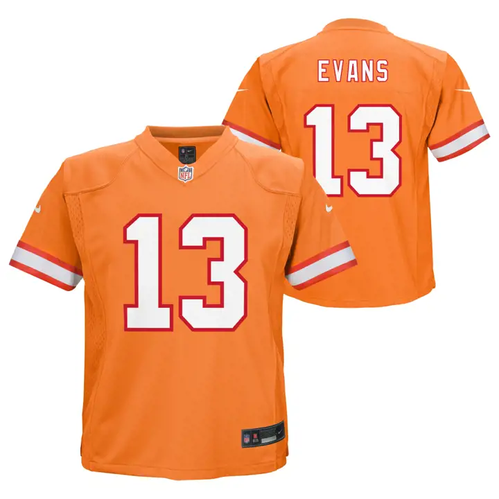 Maillot de match alternatif 2 Buccaneers NFL pour tout-petit Evans - Orange