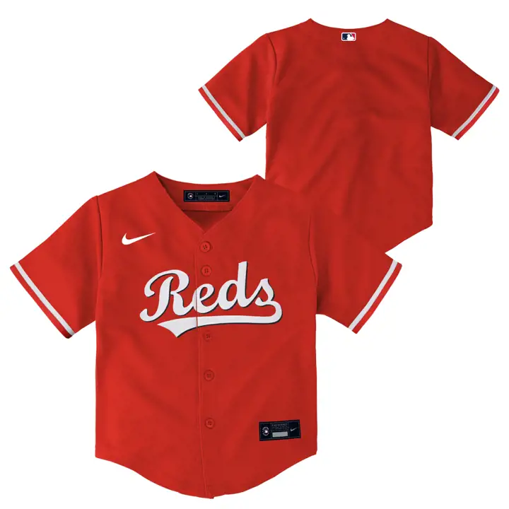 Cincinnati Reds MLB Maillot vierge officiel pour tout-petit Rouge