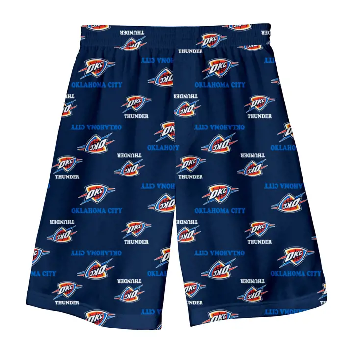 Short de pyjama enfant Oklahoma City Thunder NBA bleu marine