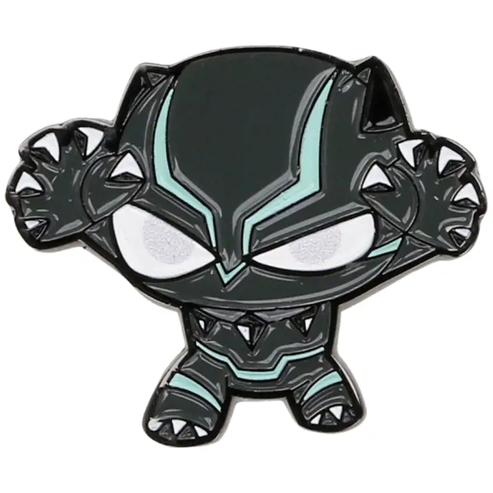 "Pin AST « Chibi » Black Panther Marvel"