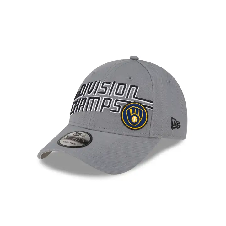 Casquette 9FORTY MLB Division Champ BREWERS 23 gris