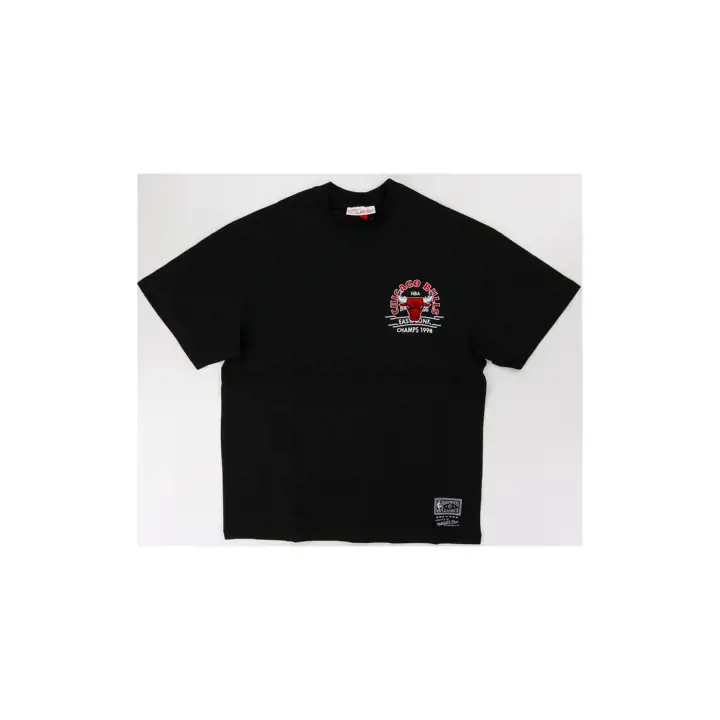 T-shirt Chicago Bulls Champions NBA Noir