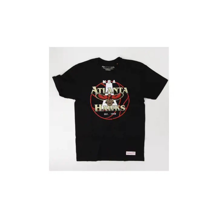 T-shirt de Championnat Or ATL HAWKS Noir