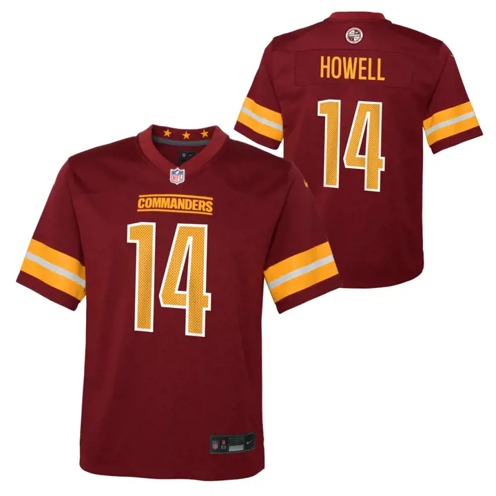 Washington Commanders NFL Maillot de match jeune Sam Howell Burgu