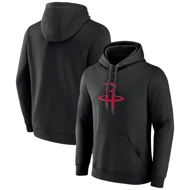 Houston Rockets NBA sweat à capuche avec logo principal Halpert – Noir