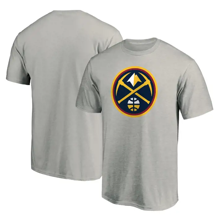 T-Shirt Logo NBA Denver Nuggets GRIS