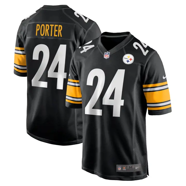 Pittsburgh Steelers NFL Game Jersey Joey Porter Jr #24 blk