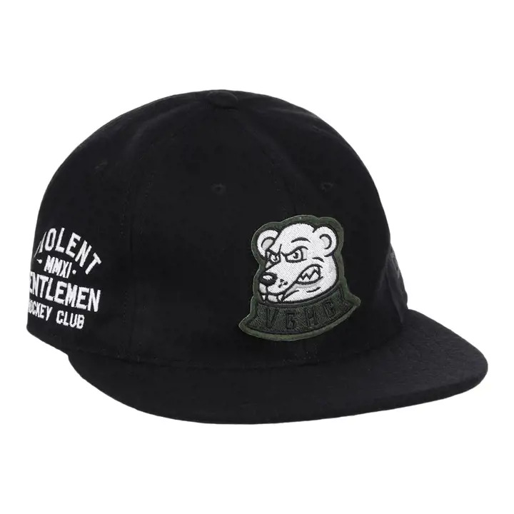 Casquette en laine Violents Gentlemen x EFF noire