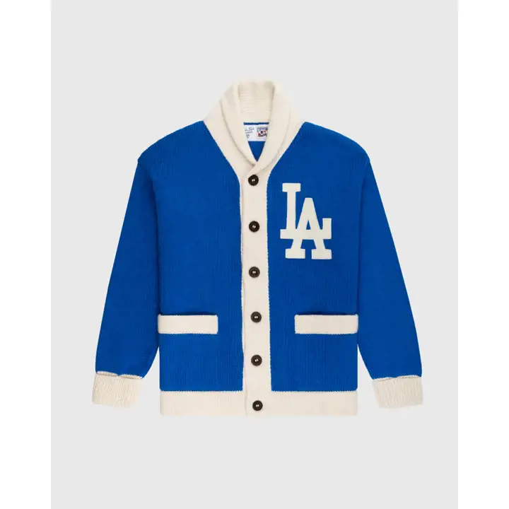 Chandail LA DODGERS EFF MLB Col Châle RBL/BLC