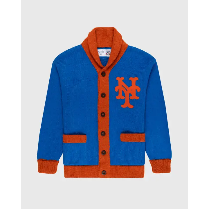 NEW YORK METS EFF MLB Pull col châle Coop RBL/ORG