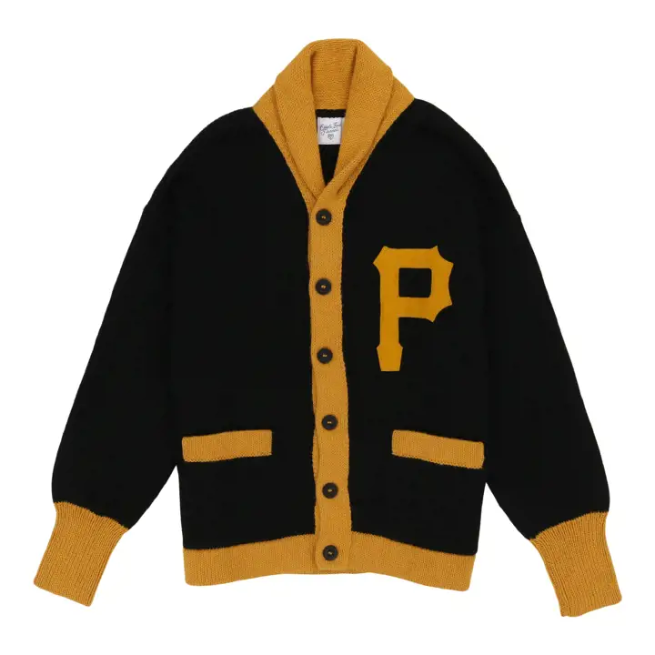 PULL MLB Coop col châle Pittsburgh Pirates noir/gris