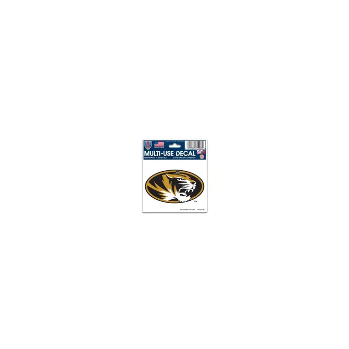 Autocollant électrostatique Missouri Tigers AST