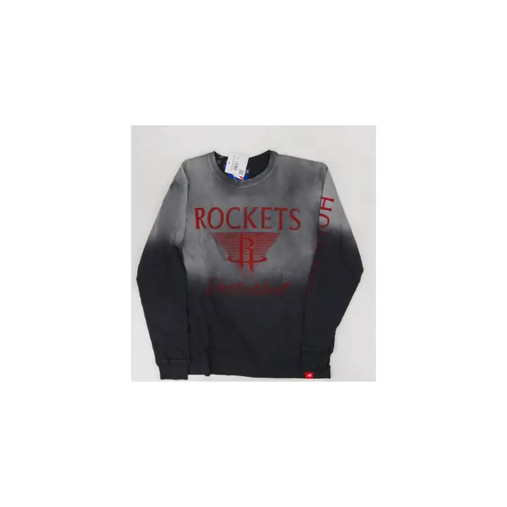 T-shirt LS CHARCOAL Mohave ensoleillé NBA des Houston Rockets