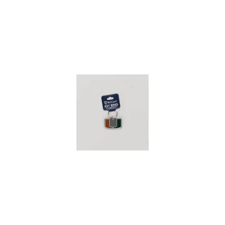 Porte-clés en acrylique de qualité supérieure Miami Hurricanes