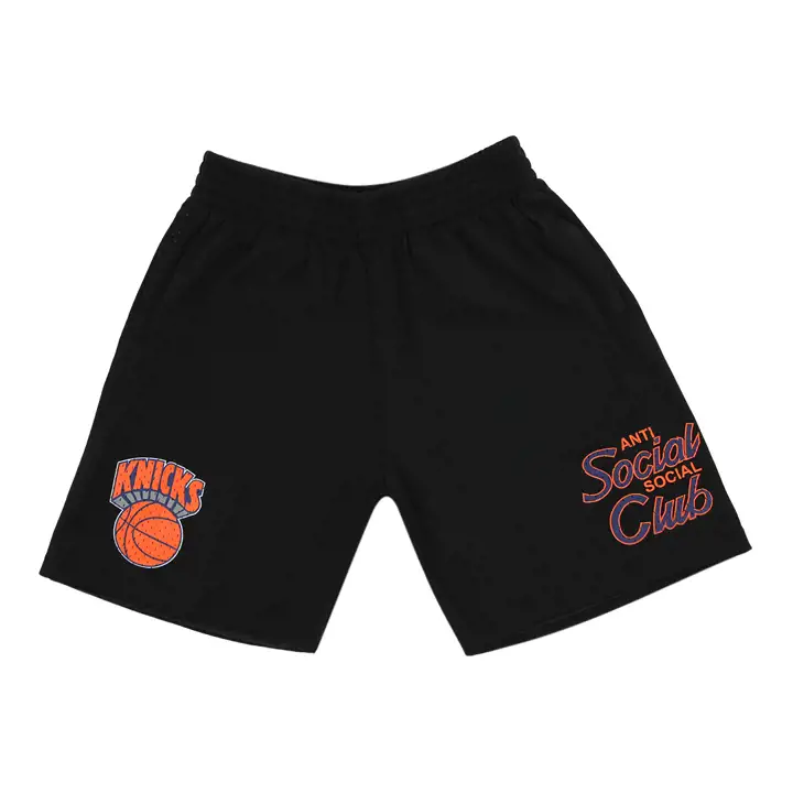 Short de basket NBA New York Knicks noir