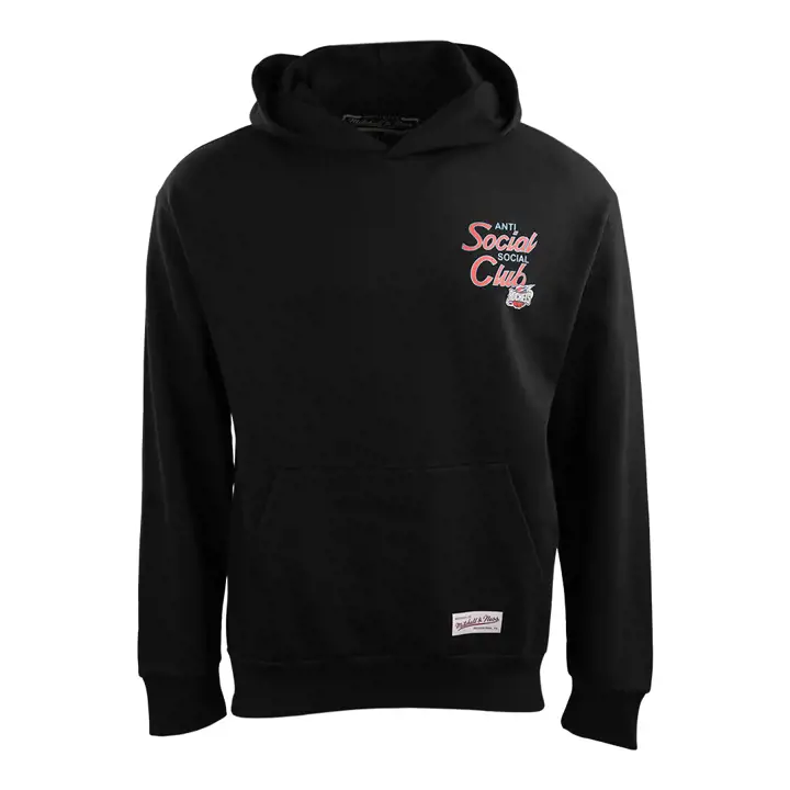 Sweat à capuche Houston Rockets NBA Coach Script NOIR