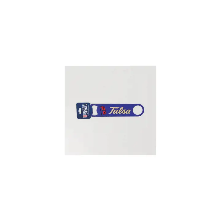 Tulsa Golden Hurricane Metal Bottle Opener AST
