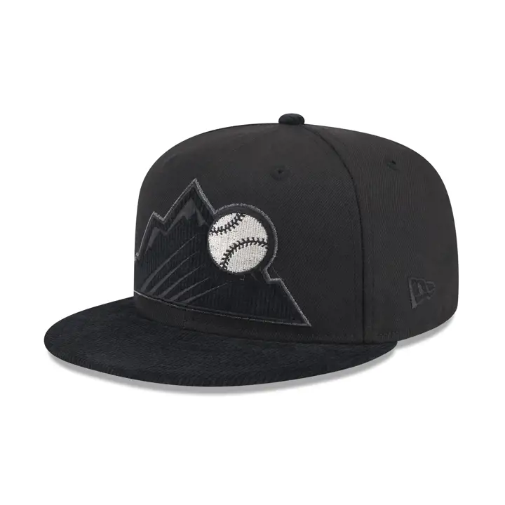 COLORADO ROCKIES MLB Casquette ajustée 59FIFTY Pop Blackout Noir