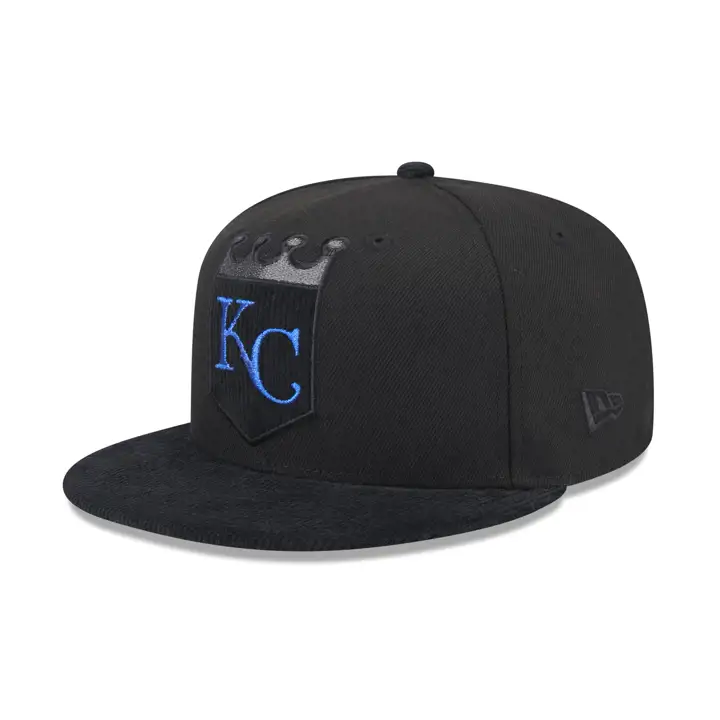 KANSAS CITY ROYALS MLB Corded Blackout Pop 59FIFTY NOIR
