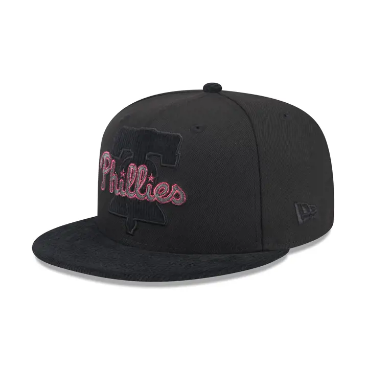 PHILADELPHIA PHILLIES MLB Corded Blackout Pop 59FIFTY NOIR