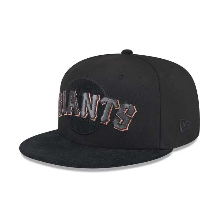 CASQUETTE 59FIFTY Noire SAN FRANCISCO GIANTS MLB Corded Blackout Pop