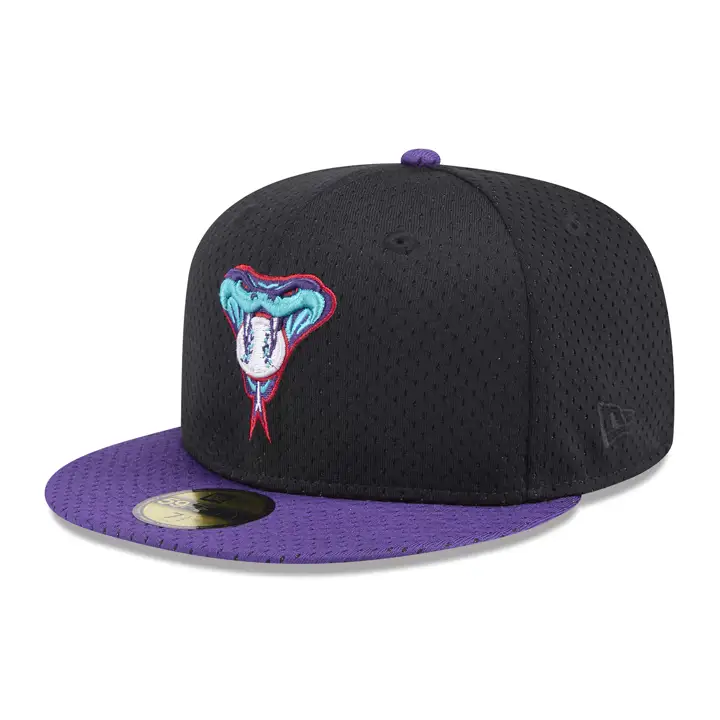 DIAMONDBACKS MLB TC BP Mesh 59FIFTY NOI/VIO SAISON INAUGURALE